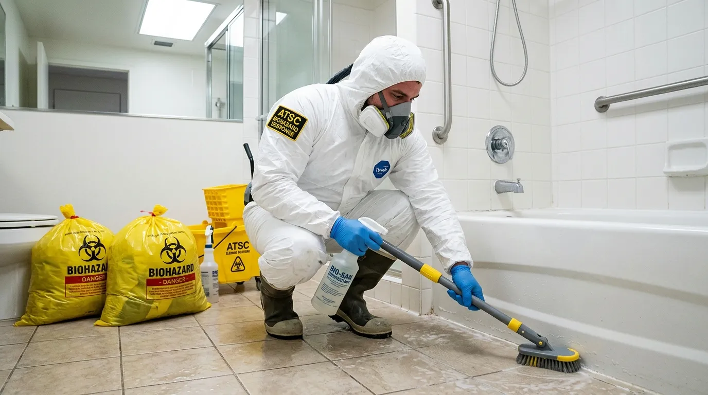 Decontamination equipment deployed for Blood Cleanup in Pewaukee